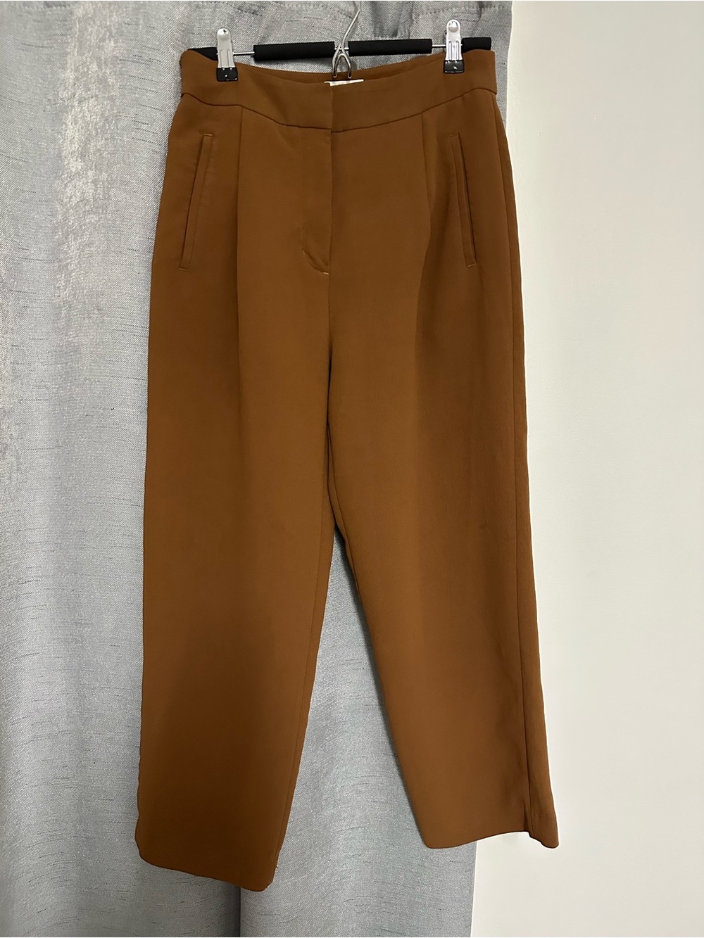 Wilfred High-Rise Wide-Leg Women's Pants in Brown